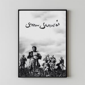 Vintage Seven Samurai movie poster