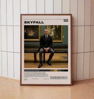 Skyfall minimalist movie poster by Sam Mendes