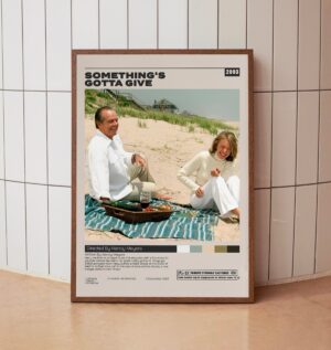 Minimalist movie poster of Something's Gotta Give