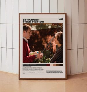Minimalist Stranger Than Fiction movie poster