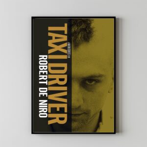 Taxi Driver 1976 movie poster art print