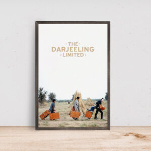 The Darjeeling Limited vintage movie poster design