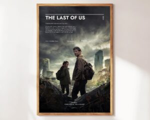 The Last of Us movie poster art print