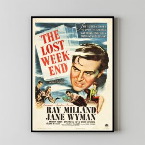 Art-inspired movie poster for The Lost Weekend