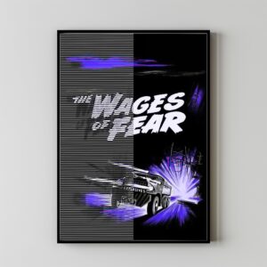 The Wages of Fear vintage movie poster art