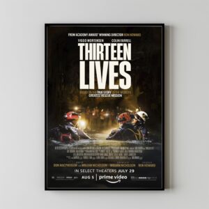 Thirteen Lives vintage movie poster art