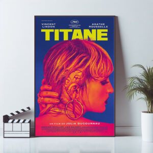 Titane movie poster featuring bold contemporary design