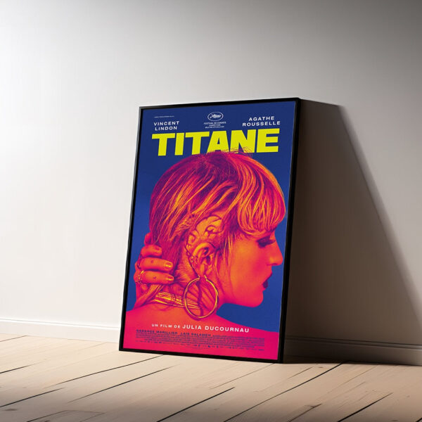 Titane movie poster featuring bold contemporary design
