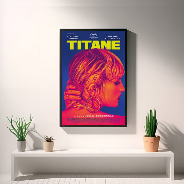 Titane movie poster featuring bold contemporary design