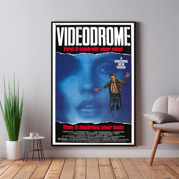 VIDEODROME movie poster art print for decor