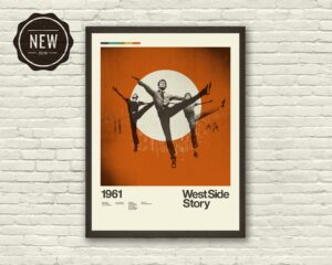 Mid-Century Modern West Side Story Movie Poster
