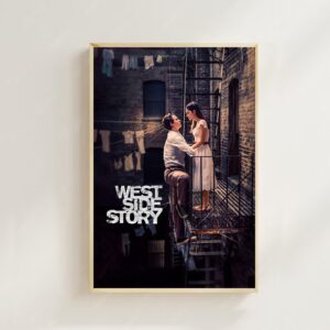 Vintage style West Side Story movie poster