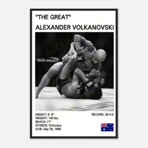 Full-size Alexander Volkanovski MMA poster wall art