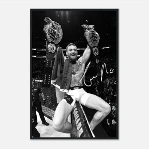 Conor McGregor full-size boxing and MMA poster wall art.