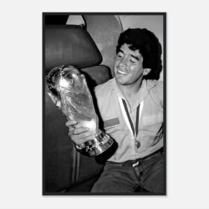 Diego Maradona football poster motivational wall art