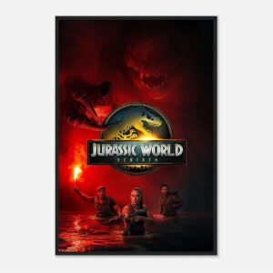 Jurassic World Red Rebirth movie poster wall art