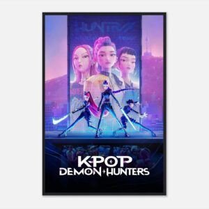 Kpop Demon Hunters movie poster, full-size wall art for fans