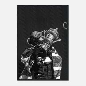 Lewis Hamilton Formula 1 poster, motivational wall art