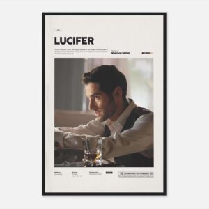 Vintage Lucifer TV series poster ready to hang.
