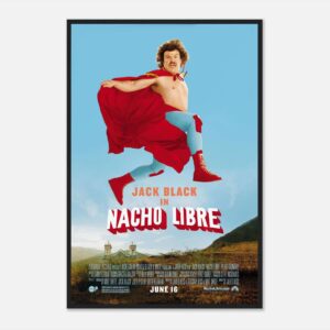 Vintage Nacho Libre movie poster wall art