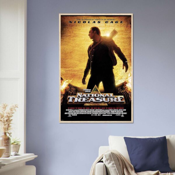 National Treasure movie poster full-size wall art