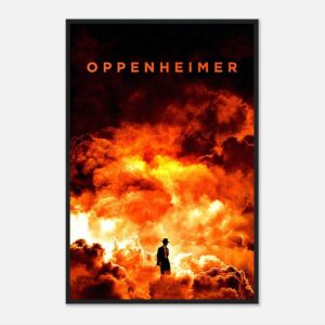 Oppenheimer Movie Poster in vibrant colors and artistic design