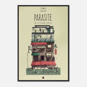 Vintage Parasite movie poster film art print decor