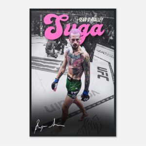 Sean O'Malley MMA poster wall art for fighting fans.