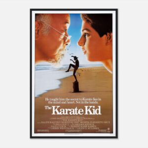 Vintage 'The Karate Kid' movie poster wall art