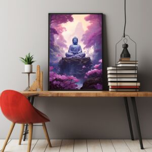 Serene Buddha statue art for peaceful decor